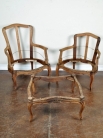 Античные французские кресла и подрамник для стола / French Antique Chair & Ottoman Frames