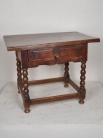 Античный испанский деревянный столик / Antique Spanish Wooden Side Table