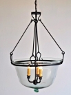 Античный французский подвесной фонарь для сада / Garden Cloche Pendant Light