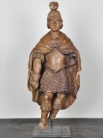 Античная французская статуя святого Флориана / Wooden Statue of Saint Florian