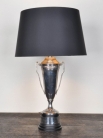 Трофейная настольная лампа с патиной / Trophy Lamp with Antiqued Sliver Patina