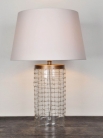 Настольная лампа с проволокой / Brass Wire Link and Glass Table Lamp