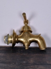 Античный французский латунный кран для фонтана / Antique French Brass Fountain Spout