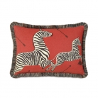 Le Zebre Rouge Pillow / Декоративная подушка из ткани "ЗЕБРА"