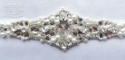 Свадебный Пояс с жемчугом и кристаллами #66 / Wedding belt with pearls and crystals # 66