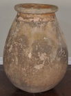 Античный французский большой  керамический сосуд / Large Antique French Ceramic Biot Jar