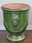 Французская керамика Андюз / French Vase Anduze with Bacchus Detail