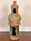 Античный испанский керамический горшок-дымоход / Antique Ceramic Chimney Pot