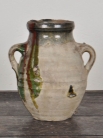 Античный французский керамический горшок / Antique French Ceramic Pot with 2 Handles