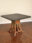 Античный португальский индустриальный стол / Cast Iron Industrial Table