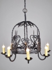 Винтажная французская железная люстра / Vintage French Iron Chandelier