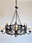 Винтажная французская железная люстра / Vintage French Iron Chandelier