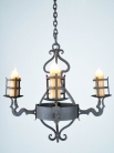 Винтажная французская железная люстра / Vintage French Iron Chandelier