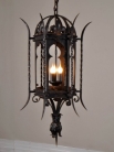 Итальянский железный фонарь в готическом стиле / Italian Iron Gothic Lantern