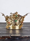 Античная французская латунная корона / Antique French Brass Crown