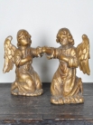 Пара античных французских деревянных ангелов / Antique Gilt Wood Angels