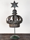 Античная французская латунная корона / Antique French Zinc Crown