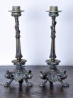 Античные французские бронзовые подсвечники / Antique Bronze Candlesticks
