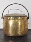 Античный французский медный чайник с крышкой / Antique Copper Lidded Kettle