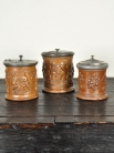 Античные французские баночки табачного цвета для специй / Antique Tobacco Jars