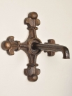 Бронзовая розетка с носиком, для фонтана / Bronze Escutcheon and Spout Set