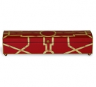 BALDWIN BAMBOO BOX / Декоративная коробка - Сундук с бамбуковым рисунком