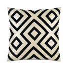 CRACKLE OYSTER PILLOW / Декоративная подушка с орнаментом из "Хрустящей" ткани
