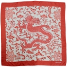 CHI'EN DRAGON SCARF / Шелковый платок "Китайский Дракон"