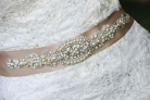 Пояс с жемчугом и кристаллами #129 / Belt with pearls and crystals # 129
