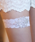 Свадебная подвязка #298 / Wedding garter # 298