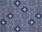 Ткань  портьерная  HL-AZULEJOS 001 BLUE