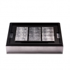 Большая коробка Matchbox серебро / Grand Matbox Silver Leaf Silver