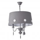 Suspension 3 Light Medallion rose, gray / Плафон легкий, цвет серый